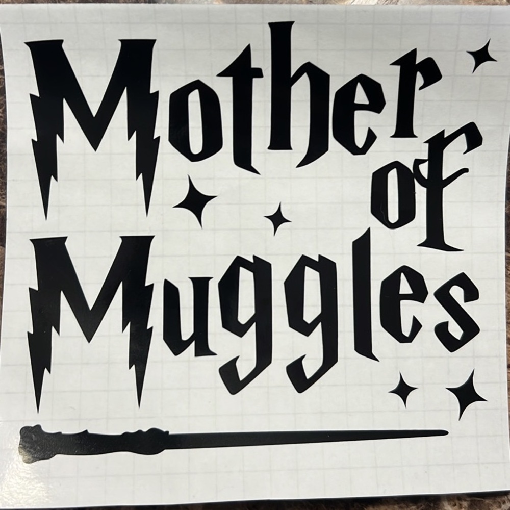 5/$20 🔥 Harry Potter “Mother of Muggles” ⚡️| Permanent Vinyl Decal Sticker